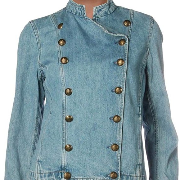 Lauren Ralph Lauren Jackets & Blazers - Lauren Ralph Lauren Double Breasted Denim …